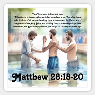 Matthew 28:18-20 Sticker